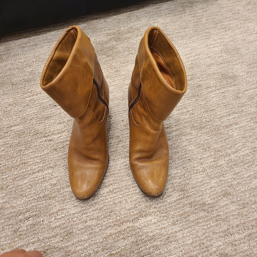 Logica leather boots/ Sz Eu 36